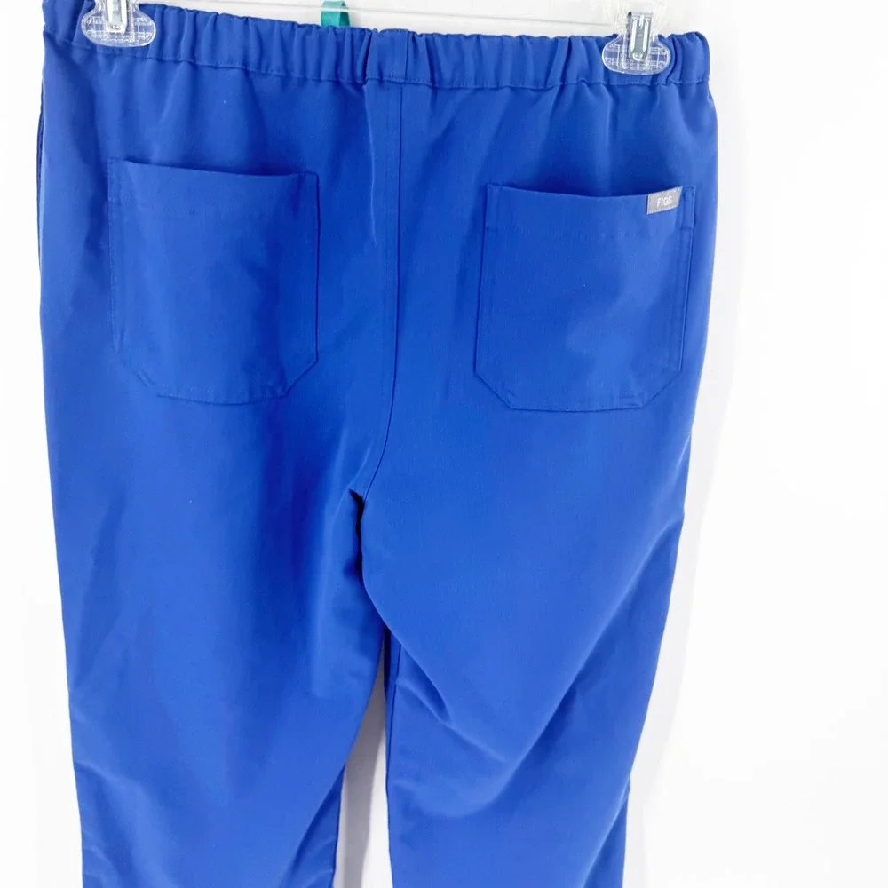 FIGS Mens Royal‎ Blue Pisco Basic Scrub Pants FM4500 Elastic Waist Drawstring